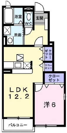 メゾン・ジェルメＢの物件間取画像